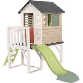 Maison Pilotis Smoby avec Toboggan - Coloris Nouveaux - Anti-UV