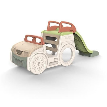 Smoby Life Adventure Car - Toboggan et Bac à Sable pour Enfants