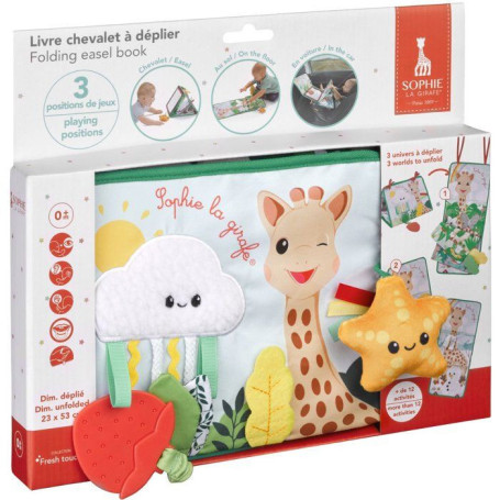 Livre d'éveil Sophie la Girafe avec Miroir et Activités Sensorielles