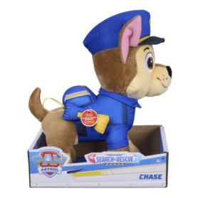 Peluche Chase 25cm - Mission Détective La Pat' Patrouille