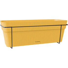 Bac à Fleurs Balconnière Ethica Moutarde 50 cm - 9 L