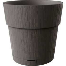 Pot de Fleur Ethica 2L avec Réserve d'Eau - Gris - 40 cm