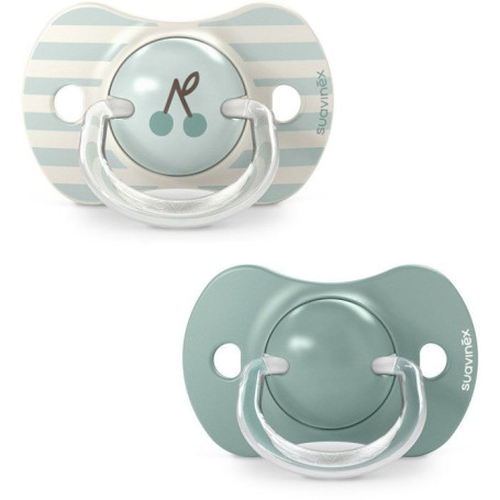 Lot de 2 sucettes symétriques Birdies - SUAVINEX - 18 mois et plus - Vert