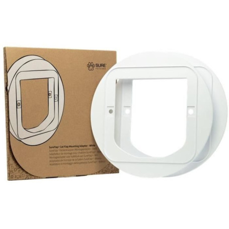 Adaptateur de Montage Blanc pour Chatière SUREFLAP