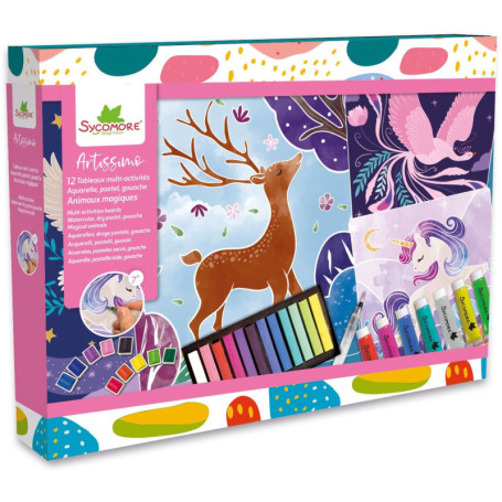 Coffret Artistique Multi Activités XXL - Peinture Aquarelle et Acrylique