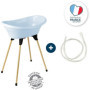 Kit Baignoire VASCO Fleur Bleue 3 en 1 - Confort et Praticité