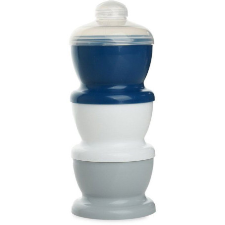 Boîte de Transport pour Lait Maternel avec Couvercles - THERMOBABY - Gris Charme