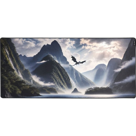 Tapis de souris XXL THE G-LAB Pad Dragon - Noir 900x400mm