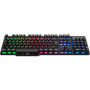 Pack Gamer Filaire 4-en-1 - Clavier, Souris et Tapis de Souris Noir