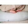 Coussin de maternité ergonomique TINEO en jersey de coton vert d'eau