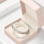Oirlv Rose PU Cuir Ecrin Bracelet,Boite Cadeau Bracelet Pour La Saint Valentin,Anniversaire