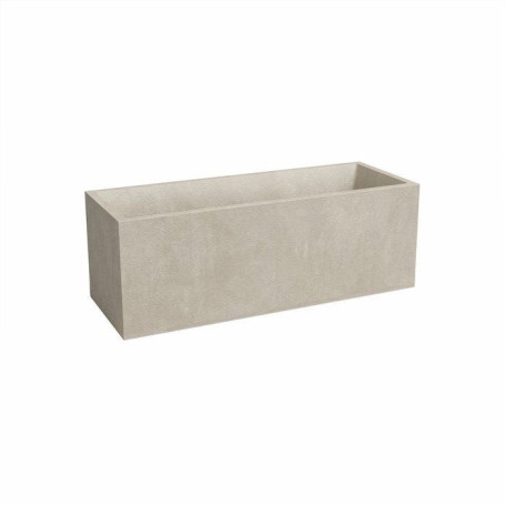 Jardinière Sydney en Plastique Crème - 100 cm - 98 L