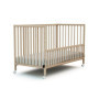 Lit bébé cododo en bois avec roulettes 60 x 120 cm - Webaby