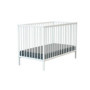 Lit bébé en bois 60x120 ONE Blanc - Confort et sécurité