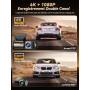 FLUXEONS Dashcam Voiture Avant Arriere 4K +1080P, Contrôle APP avec Wi-FI 5G, Carte 64 Go, Moniteur de Stationnement 24H, WDR, V