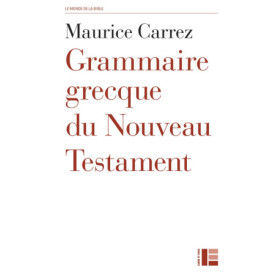 Grammaire grecque du Nouveau Testament
