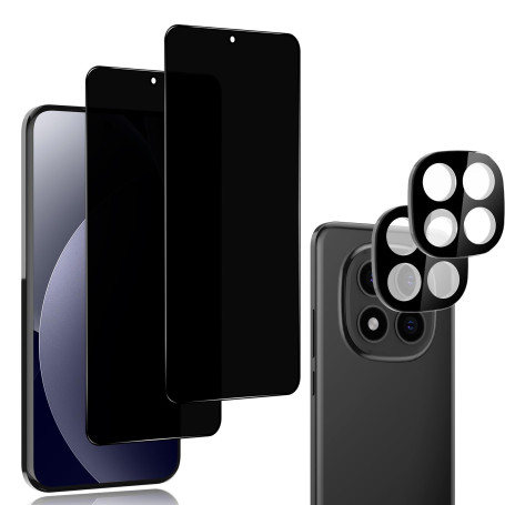 IBETEK Verre Trempé pour Xiaomi Redmi Note 15 Pro 5G, Anti-Espion Anti-Spy Privacy Film Protection Vitre, Écran Privé Protecteur