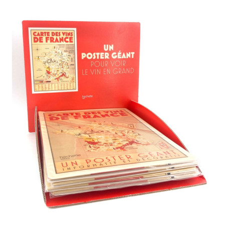 DISPLAY 12 EX CARTE DES VINS DE FRANCE