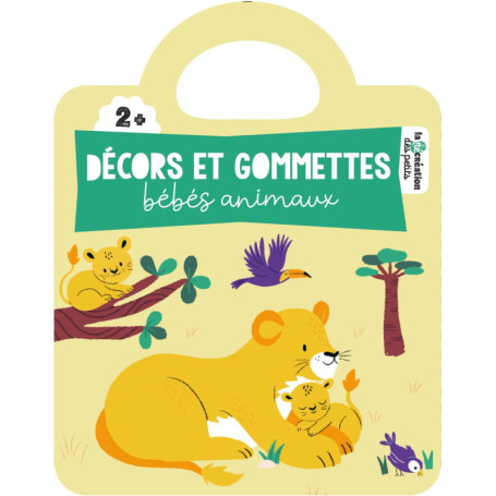 Décors et gommettes - bébés animaux