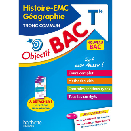 Objectif BAC Histoire-Géographie et EMC Tronc commun Tle
