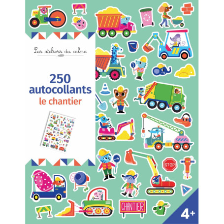 250 autocollants - le chantier