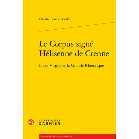 Le Corpus signé Hélisenne de Crenne