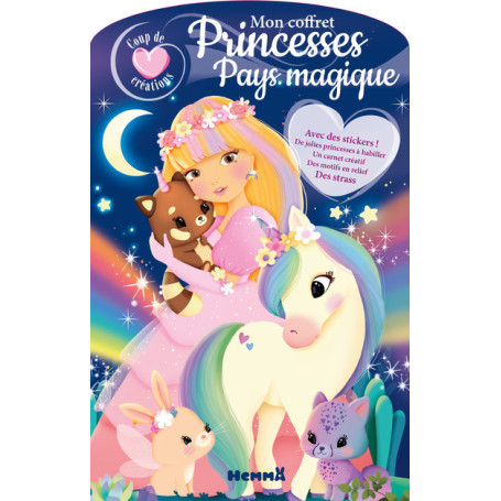 Coup de coeur créations - Mon coffret Princesses - Pays magique - Avec des stickers !