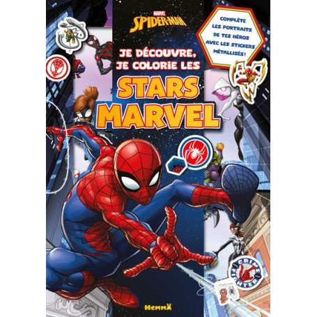 Marvel Spider-Man - Je découvre, je colorie les stars Marvel