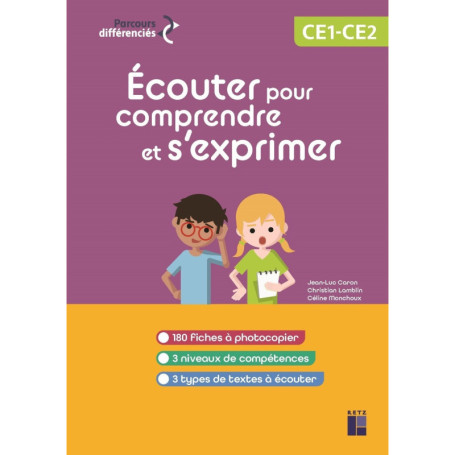 Écouter pour comprendre et s'exprimer CP-CE1-CE2 + ressources numériques