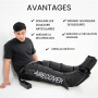 Recovery Boots, appareil de massage des jambes type de compression d'air pour la maison - Massage de compression pour jambes et 