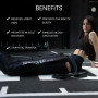 Sans Fil Appareil de Pressothérapie Rechargeable, Recovery Boots pour Jambes Lourdes, Drainage Lymphatique & Circulation Amélior
