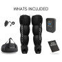 Sans Fil Appareil de Pressothérapie Rechargeable, Recovery Boots pour Jambes Lourdes, Drainage Lymphatique & Circulation Amélior