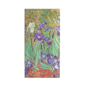 Carnet à couverture rigide Iris de Van Gogh - Slim - Ligné - 176 p.