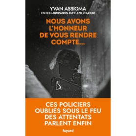 Nous avons l'honneur de vous rendre compte...