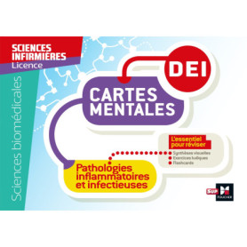 Diplôme Infirmier - DEI - Cartes mentales - Pathologies inflammatoires et infectieuses