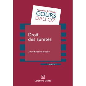 Droit des sûretés. 12e éd.