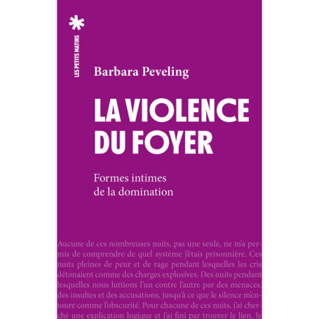 La Violence du foyer - Formes intimes de la domination