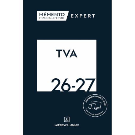 Mémento TVA 2026-2027