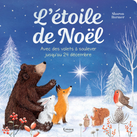 L'étoile de Noël - Avec des volets à soulever jusqu'au 24 décembre