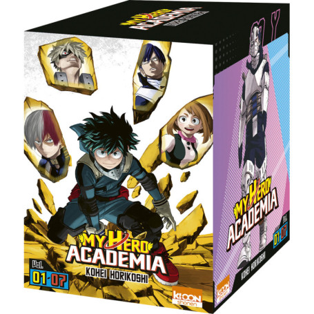 Coffret intégrale My Hero Academia vol. 1 à 7