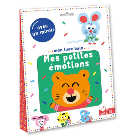 Mon livre bain - Mes petites émotions - avec un miroir