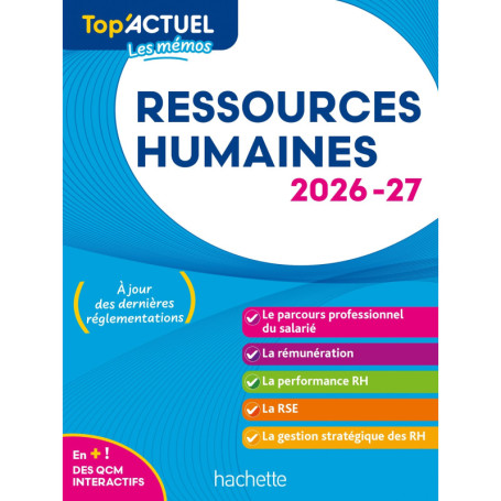 Top'Actuel Ressources Humaines (RH) 2026-2027