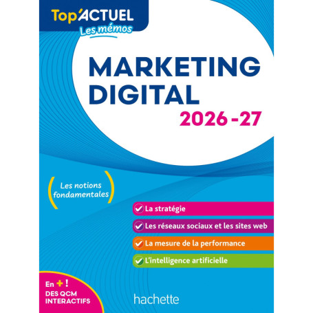 Top'Actuel Marketing digital 2026-2027