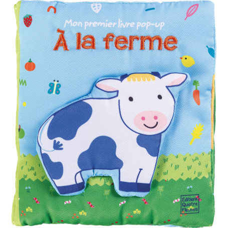 À la ferme - Livre en tissu avec pop-up