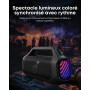 Soundcore Boom 2 Plus Enceinte Bluetooth puissante, 140W, 2+2 canaux stéréo, BassUp 2.0,Charge Rapide 30W, 20h, IPX7, lumières R