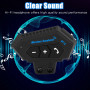 Yosoo Health Gear BT12 Intercom Moto Kit Main Libre Bluetooth Headset, Casque Bluetooth de Moto, Casque avec Haut-Parleurs Écout
