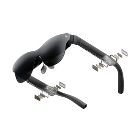 RayNeo Air 4 Pro Lunettes AR/XR, Écran HDR10, Puce Vision 4000, Cinéma Virtuel 201 Pouces, Audio par Bang & Olufsen, Lunettes 3D