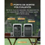 Station électrique portable ECOFLOW DELTA 3 Classic, batterie LiFePO4 1024 Wh, sortie CA 1800 W (3600 W crête), USB-C 100 W, cha