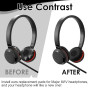 Evolve 65 Coussinet, Coussinets d'oreille pour Evolve 20 20se 30 30II 40 65 65+/ Evolve 20SE 20UC 20MS 30US 30MS 30II 40UC 40...