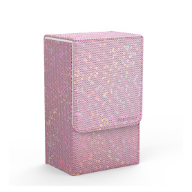 Boltquan Porte-cartes de tarot blanc nacré avec intérieur bleu clair – Étui rabattable avec fermeture magnétique – Convient aux 